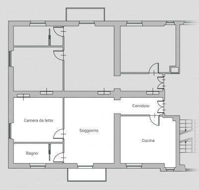 Planimetria appartamento 10 palazzina 2 biella via ivrea