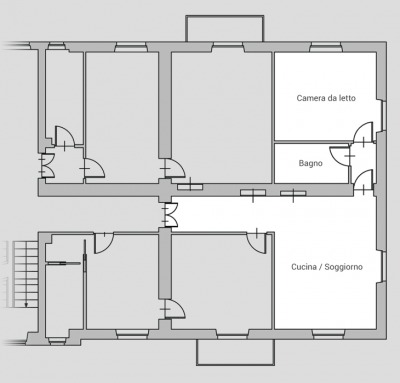 Planimetria appartamento 12 palazzina 2 biella via ivrea