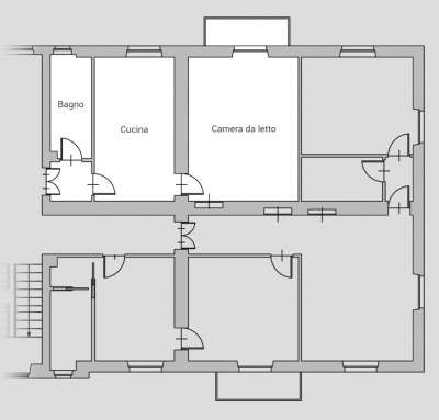Planimetria appartamento 13 palazzina 2 biella via ivrea