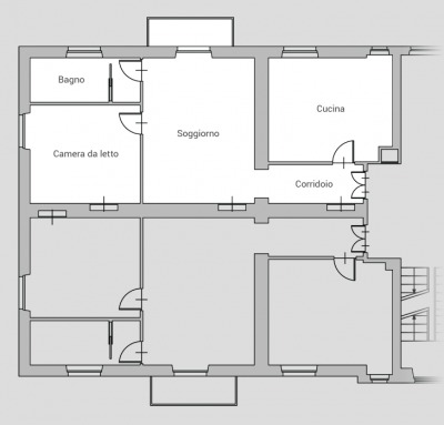 Planimetria appartamento 14 palazzina 2 biella via ivrea