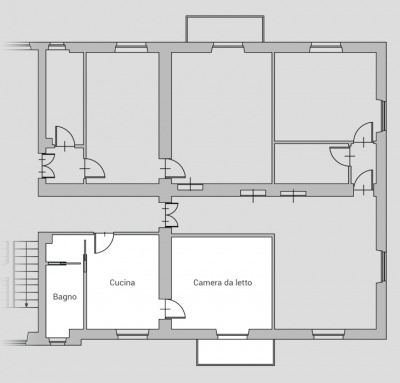 Planimetria appartamento 6 palazzina 2 biella via ivrea