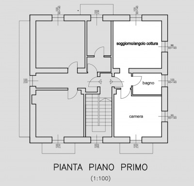 Yukon - Planimetria Appartamento 3 - PRIMO PIANO